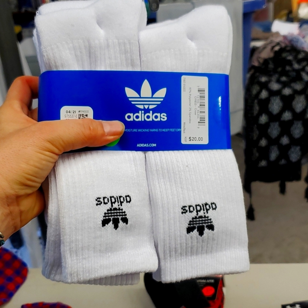 Do Not Buy...  COPY - Adidas crew socks